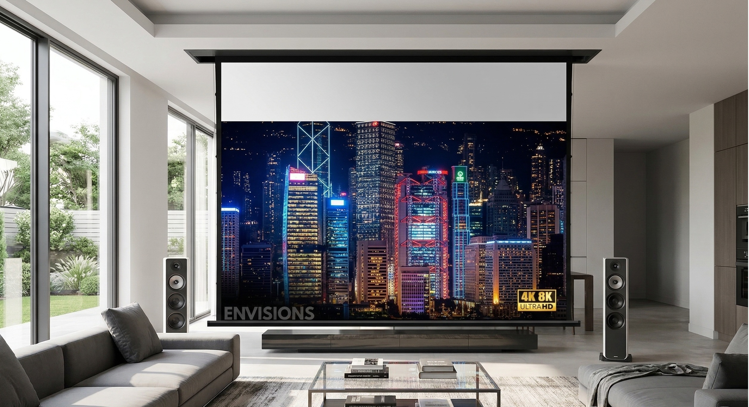 Ceiling Motorized Screen